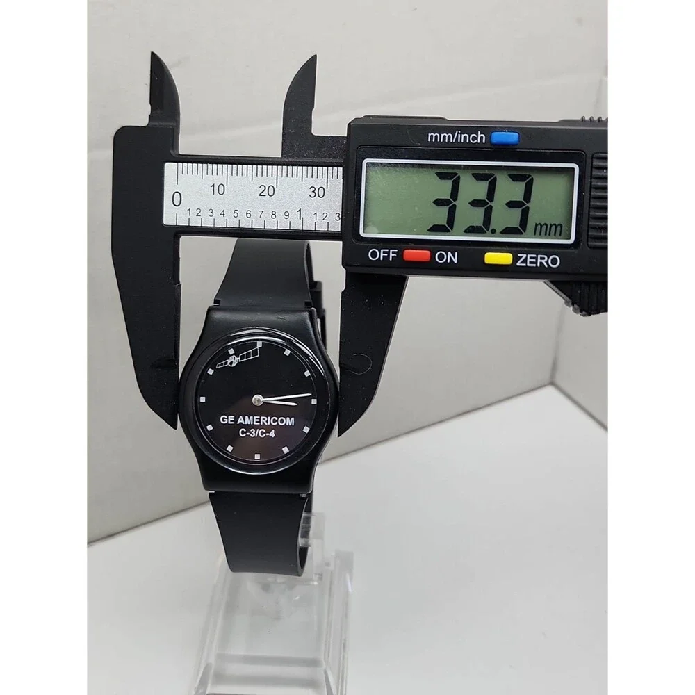 Vintage GE Americom C3 C4 Satellite Watch 1990s Space Communications New Battery